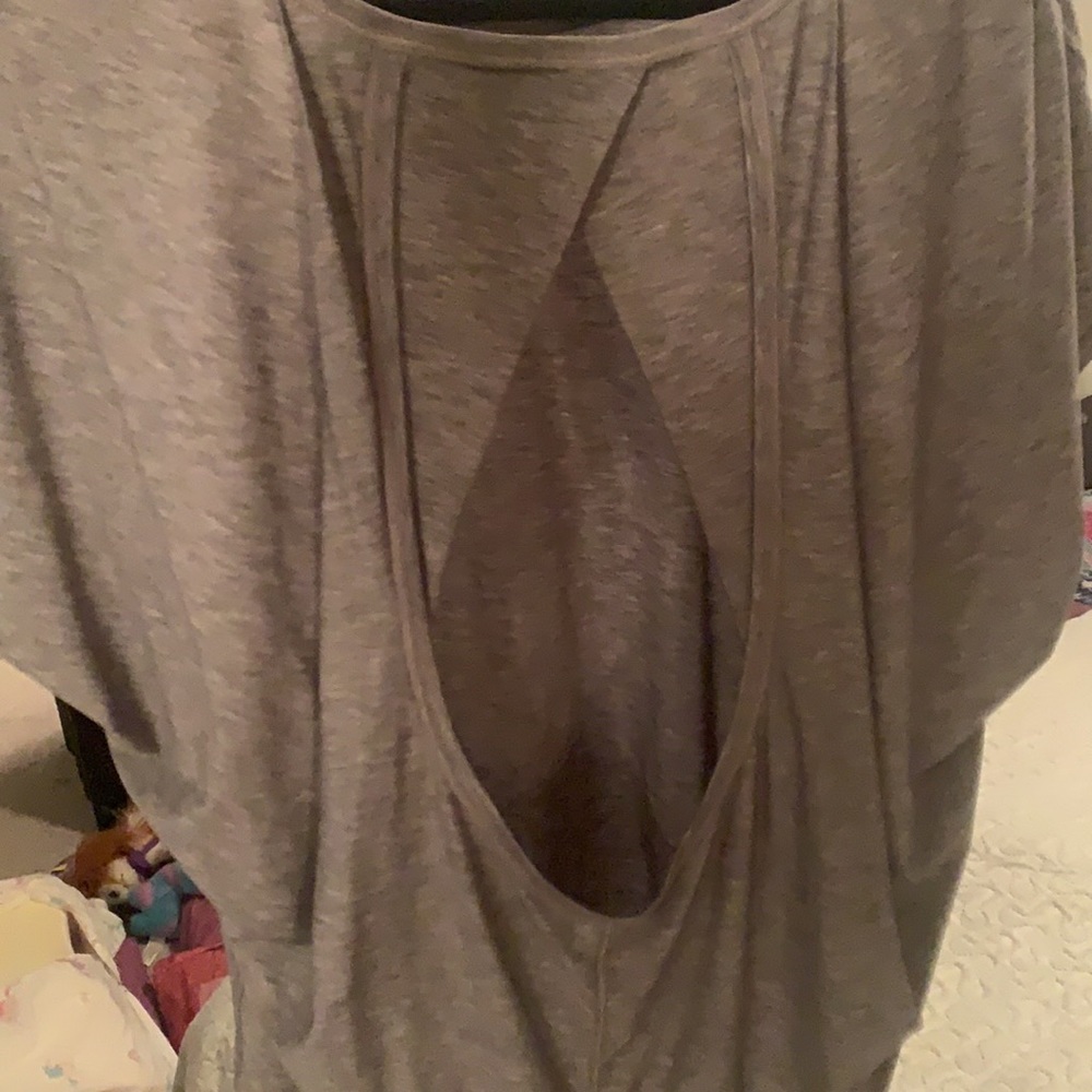 Grey women t shirt size 10